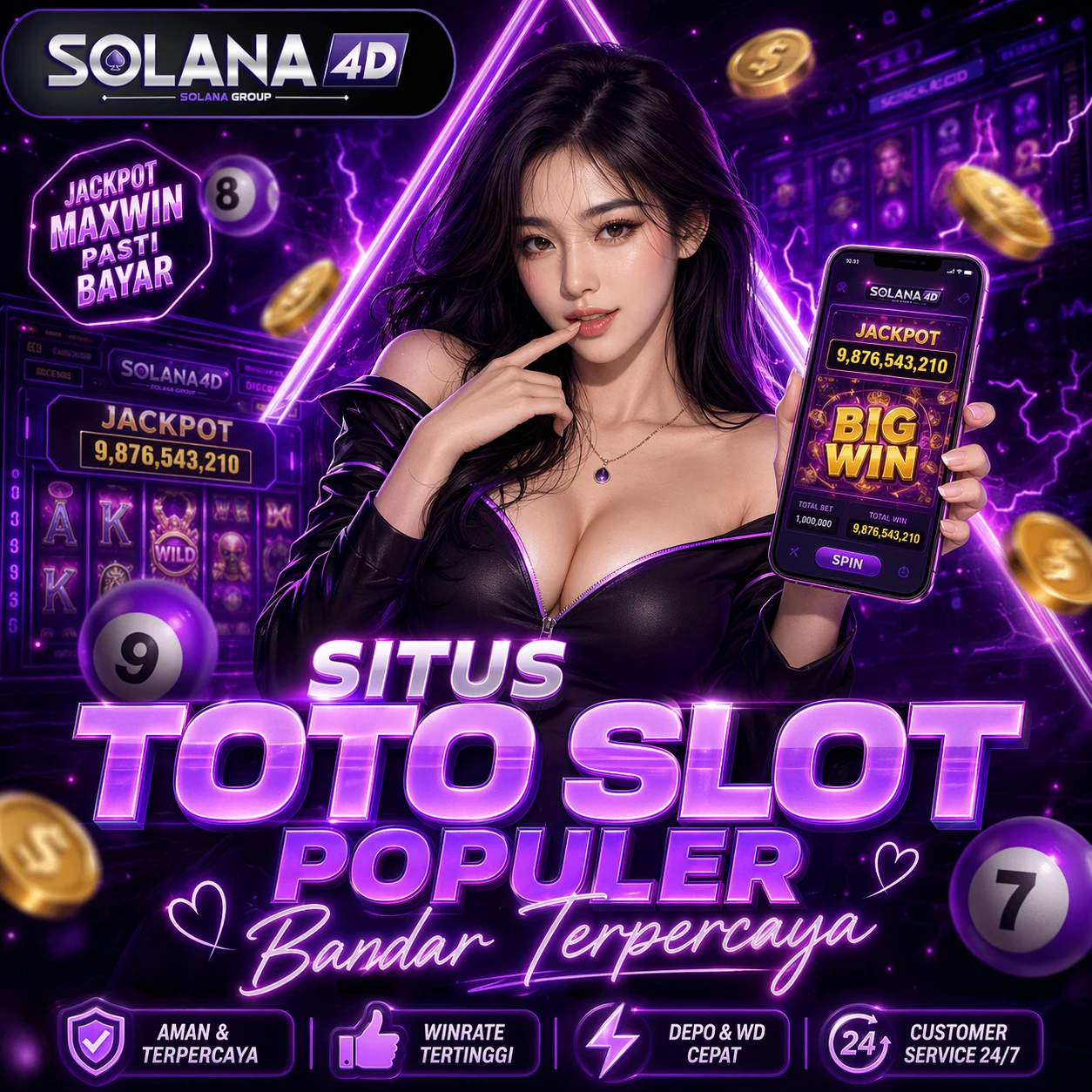SOLANA4D ⚡️ Link Login Situs Toto Slot Dengan Layanan Togel Resmi 4D Terpercaya